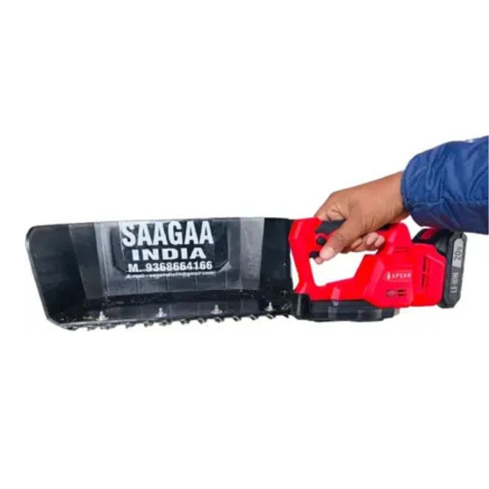 Saga India बैटरी से चलने वाली दरांती |फसल काटने की मशीन-गेहूं,चारा,बरसीम,धान कटाई के लिए Cordless Grass Trimmer