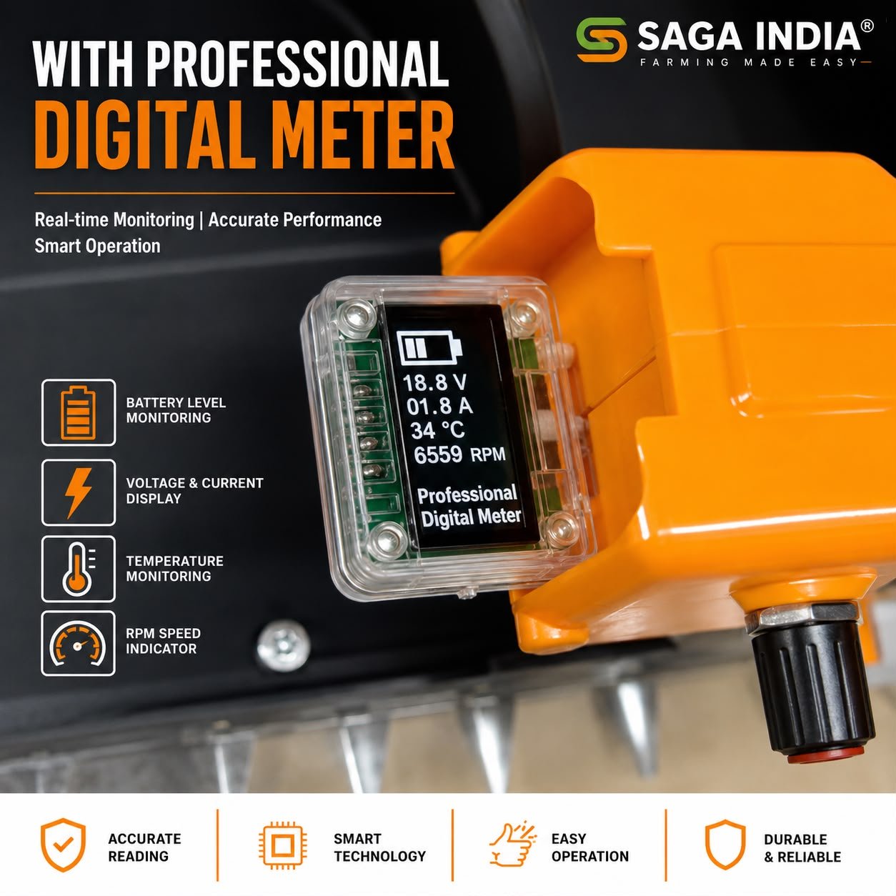 DIGITAL DRANTI / फसल काटने की मशीन- Cordless Grass Trimmer - Image 3
